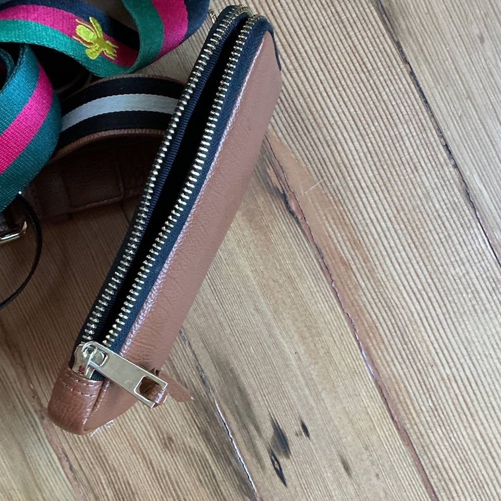 Brown Bandolier Leather Wallet Accessory - Picture 5 of 6